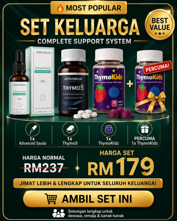 AdvancedSauda Aktivnatura Minimum 5% Thymoquinone HPLC 30ml